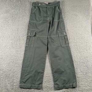 REVICE Aviator Cargo Pants Womens 27 Gray Baggy Loose Y2K Hip Hop Grunge